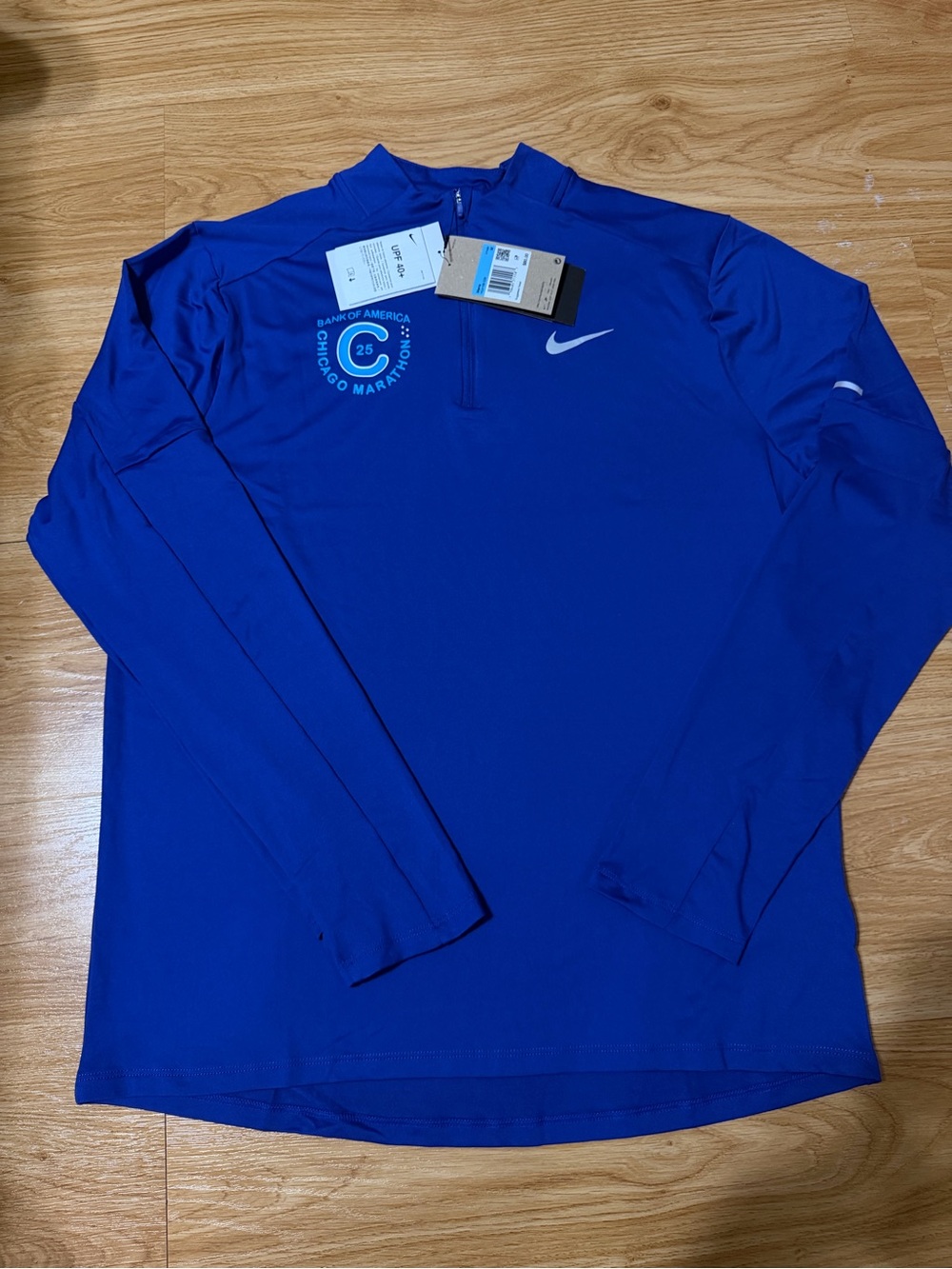 NWT CHICAGO MARATHON 2025 DRI FIT 1/4 ZIP